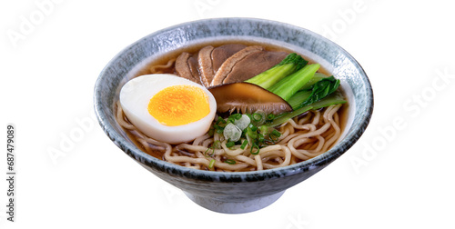 Ramen Udon food, Japanese food, Asian food served in a cup, white background