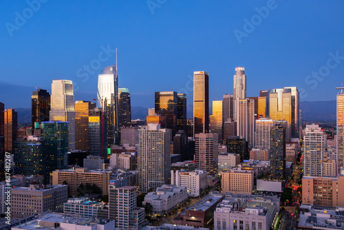 Los Angeles, California City Skyline at Dusk © Christopher