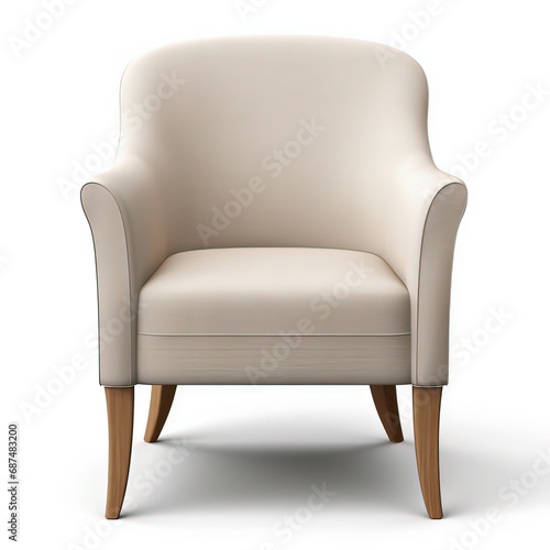 Accent chair beige