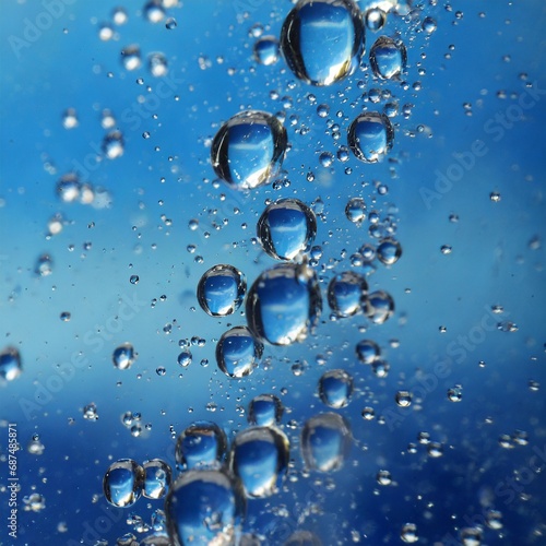 Water drops up close