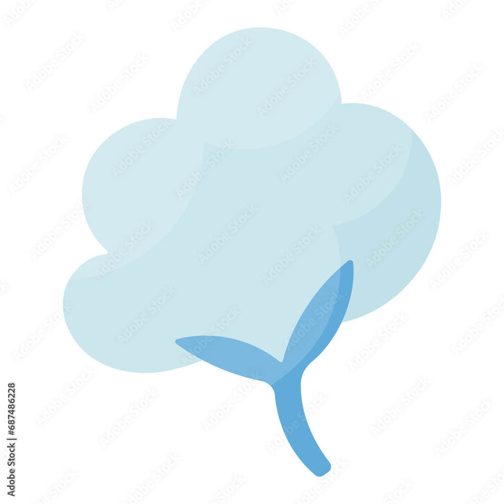 cotton plant vector feminine hygiene icon element cotton plant vector feminine hygiene icon element