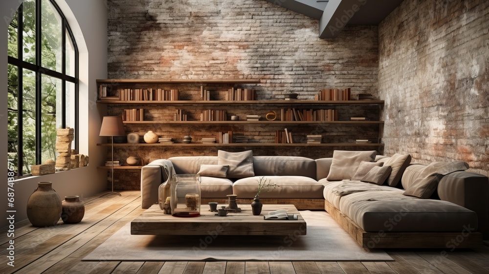 Rustic-style modern minimal home interior design Rustic-style modern minimal home interior design