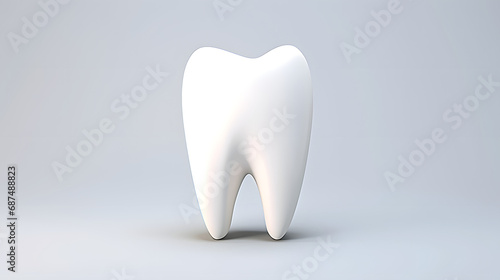 tooth isolated on white background