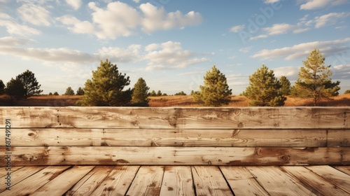 Sun-bleached splintering wooden fence photo