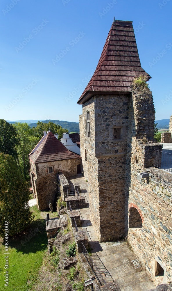 Klenova castle ruin, Czech Republic Klenova castle ruin, Czech Republic
