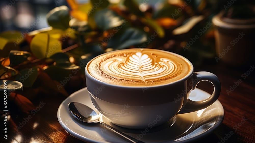Enjoying a natural light filled cup of coffee Enjoying a natural light filled cup of coffee
