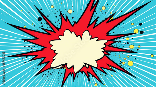 Explosive Comics Boom Backgrounds: Dynamic Hand-Drawn Vector Design with Vibrant Speech Bubbles - Perfect for Comic Book Illustrations and Retro Pop Art Graphic Displays.