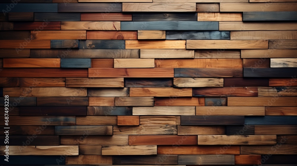 Manufactured wooden slats of diverse sizes created Manufactured wooden slats of diverse sizes created