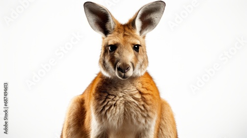 Kangaroo isolated on a white background © ProVector