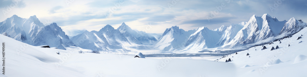 snow covered mountains snow covered mountains