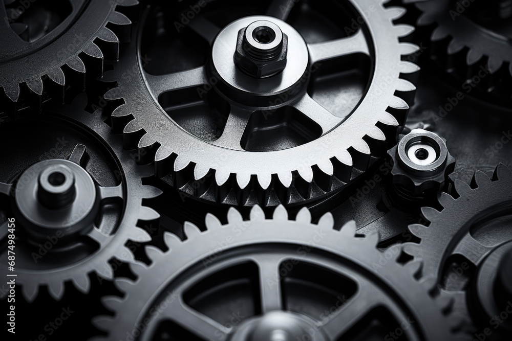 close up of gears close up of gears