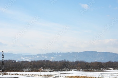 Wallpaper Mural 長野市犀川グランドの冬 Torontodigital.ca