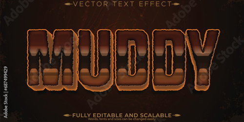 Offroad text effect, editable adventure and rugged customizable font style.