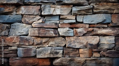 Stone bricks used for wall decoration Natural stone