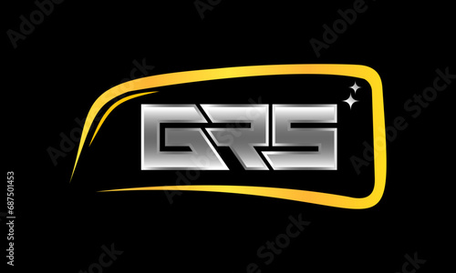 GRS letter automotive windscreen repair logo photo