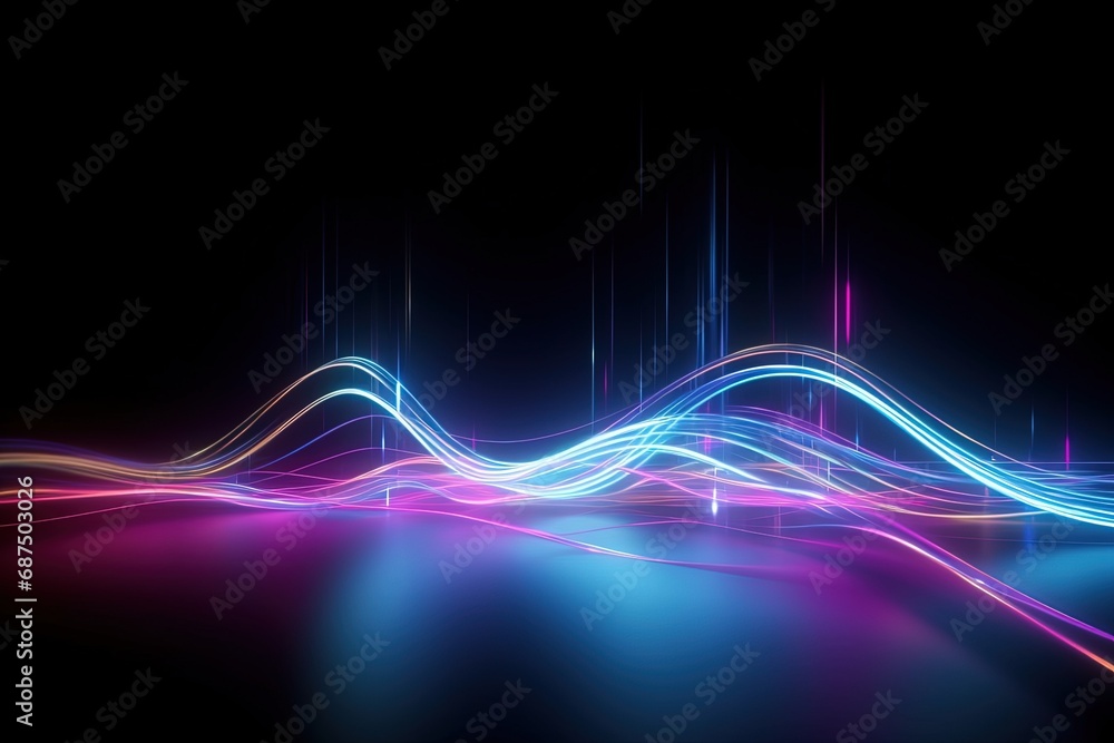 Cyber Motion Pink Blue Neon Fantasy Speeding Lights Abstract DataTransfer Cyber Motion Pink Blue Neon Fantasy Speeding Lights Abstract DataTransfer