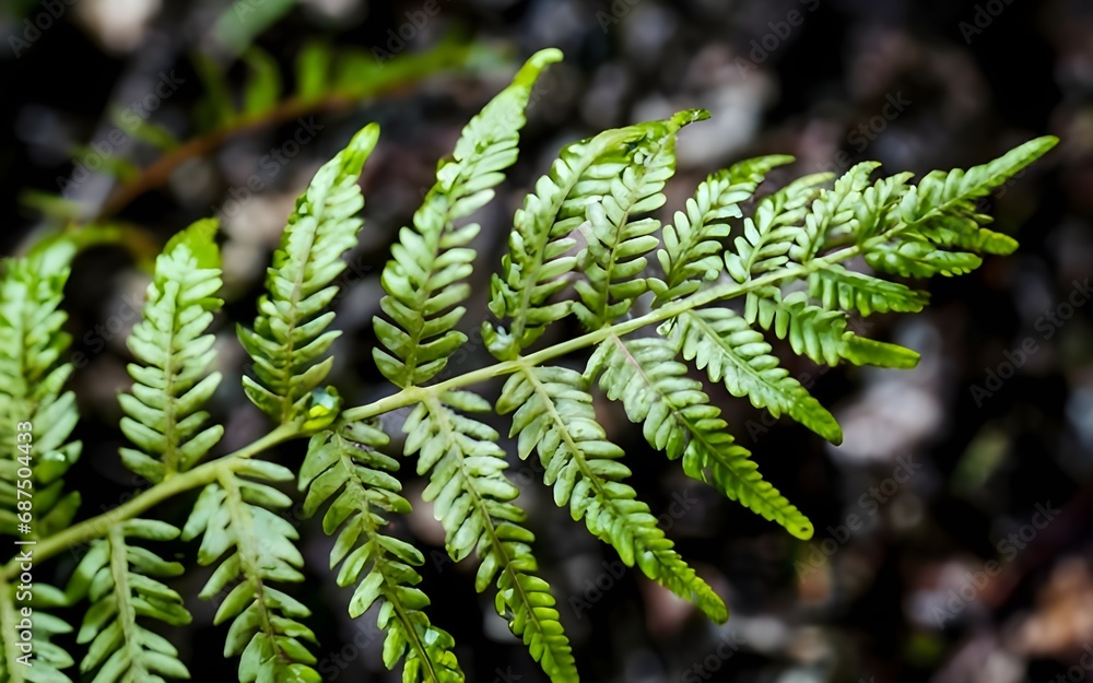 Macro closeup plant flower flora nature ai generative Macro closeup plant flower flora nature ai generative