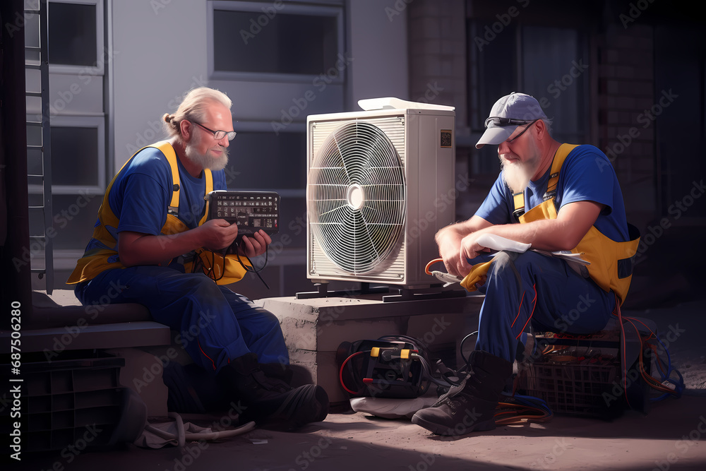 Heat pump workman Heat pump workman