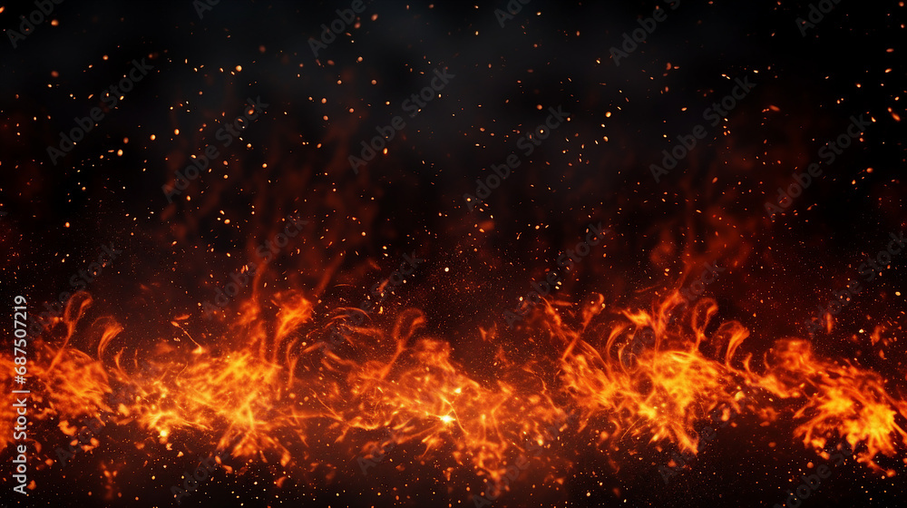 Mesmerizing Fire Embers Border: Dynamic Sparkler Burning in Vibrant Fiery Motion over Black Background - Abstract Celebration Concept for Festive Events and Atmospheric Designs. Mesmerizing Fire Embers Border: Dynamic Sparkler Burning in Vibrant Fiery Motion over Black Background - Abstract Celebration Concept for Festive Events and Atmospheric Designs.