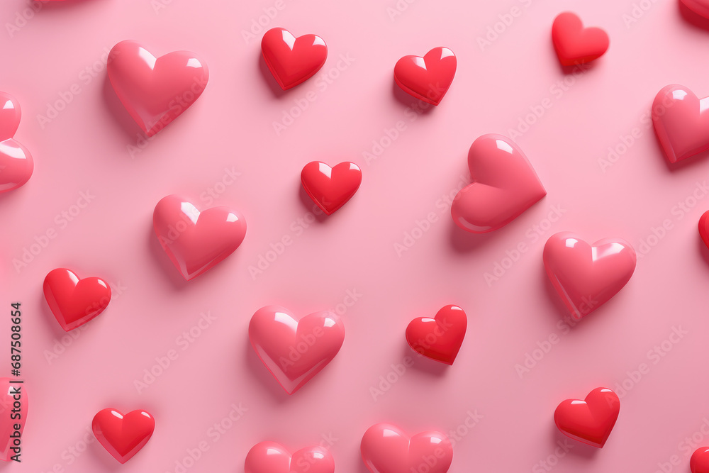 red hearts background red hearts background