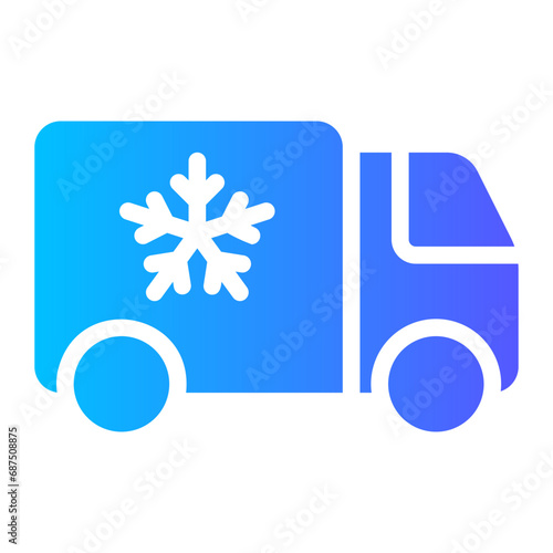 truck gradient icon
