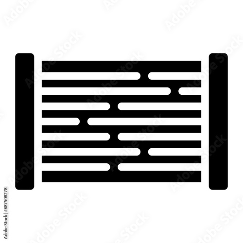 condenser glyph icon