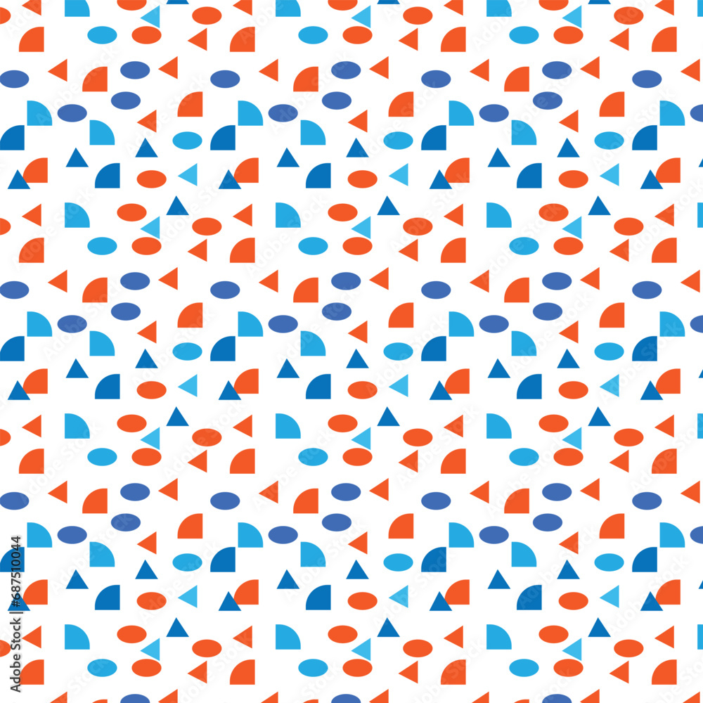 Seamless Geometric and floral Patterns Seamless Geometric and floral Patterns