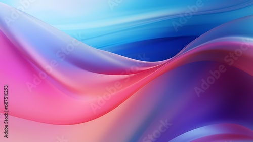 Blurred colored abstract background. Smooth transitions of iridescent colors. Colorful gradient. Rainbow backdrop. : Generative AI
