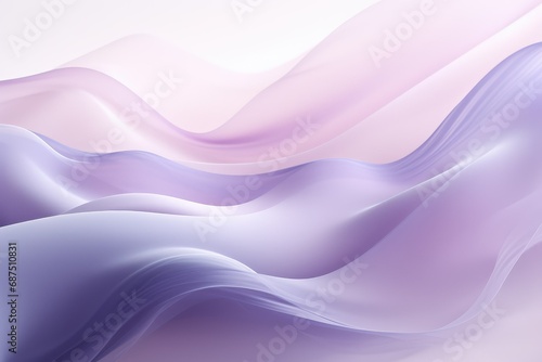 Flowing lilac surface with gentle smoke for serene product presentations
