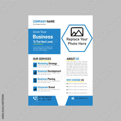 Corporate Business Flyer, Creative Business Flyer Template