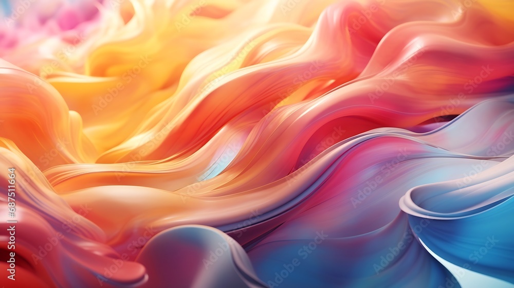 A Mesmerizing 3D Abstract Multicolor Visualization : Generative AI A Mesmerizing 3D Abstract Multicolor Visualization : Generative AI