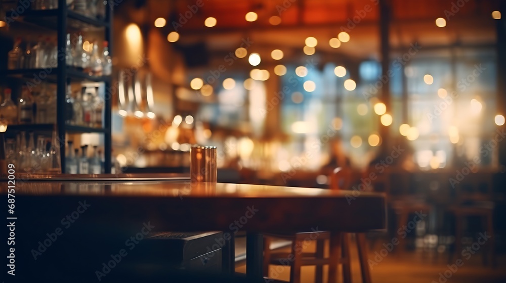 Blurred soft of indoor public space for background : Generative AI Blurred soft of indoor public space for background : Generative AI