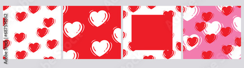 Romantic Heart Card Design for Valentine’s Day
Love Greeting Card with Soft Hearts and Warm Colors
February 14 Romantic Celebration Card Background