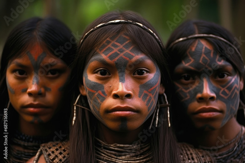 Women of the Amazon tribe