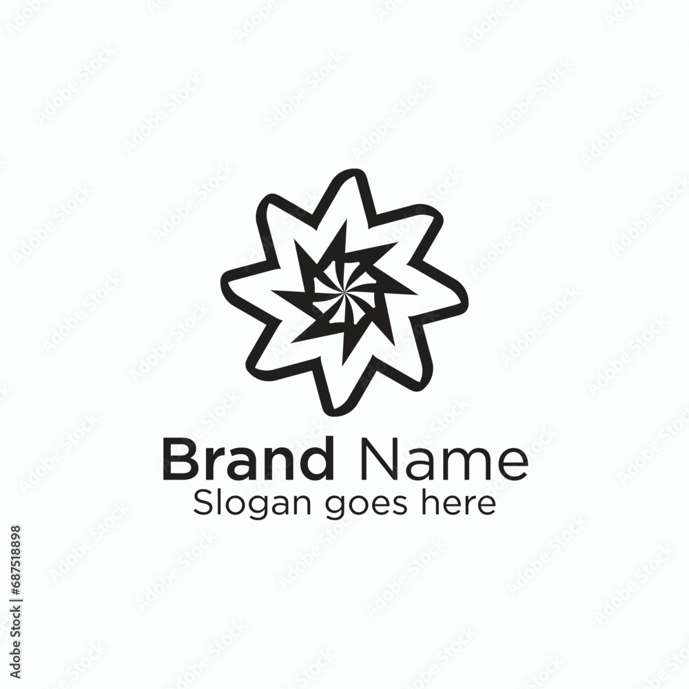 Logo branding for company website or creative minimal logo design