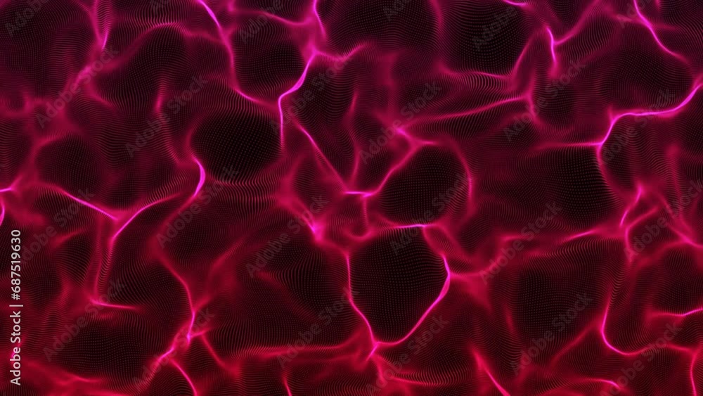Abstract particle wavy background animation. Abstract particle wavy background animation.