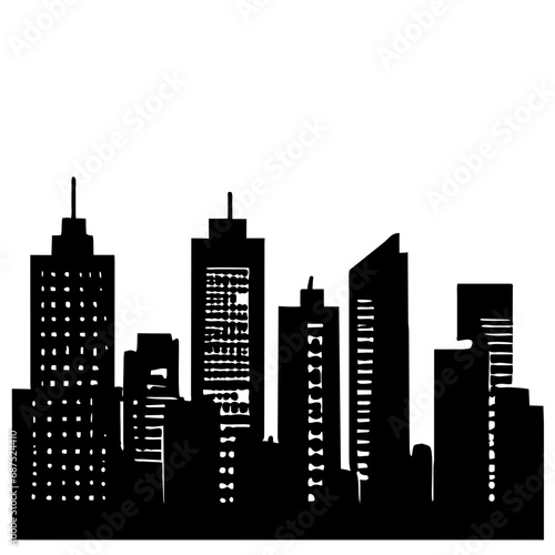 city skyline vector