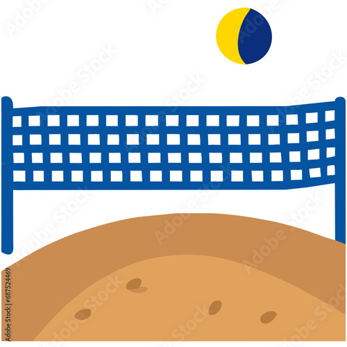 ball on the beach