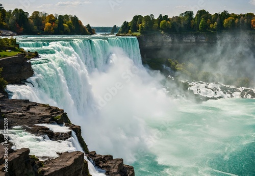 Thundering Cascades: Niagara Falls' Powerful Elegance