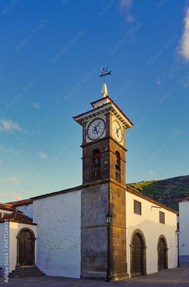 Church of San Juan Bautista, in San Juan de la Rambla (Tenerife). It is a unique building, with a long history that dates back to the first half of the 16th century.