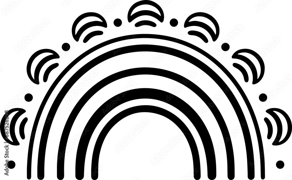 Obraz premium boho rainbow