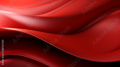 The red pattern with shiny curves mixed with black looks dark and magical.