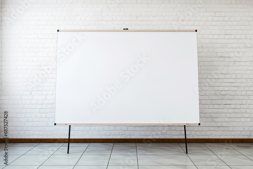 White board black boards empty space for writing illustration background backdrop, generated ai