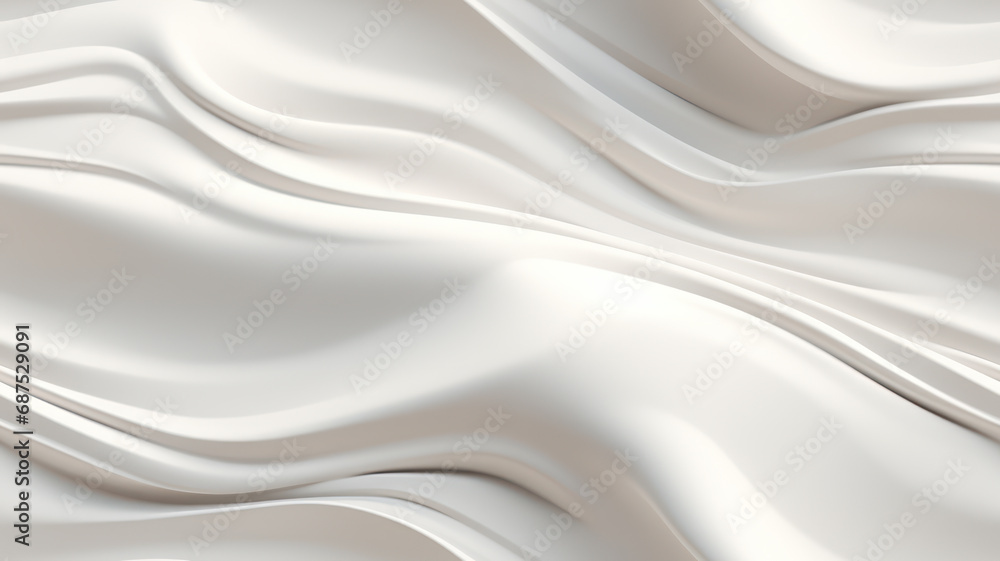 Elegant 3D Waves in Light and Shadow Elegant 3D Waves in Light and Shadow