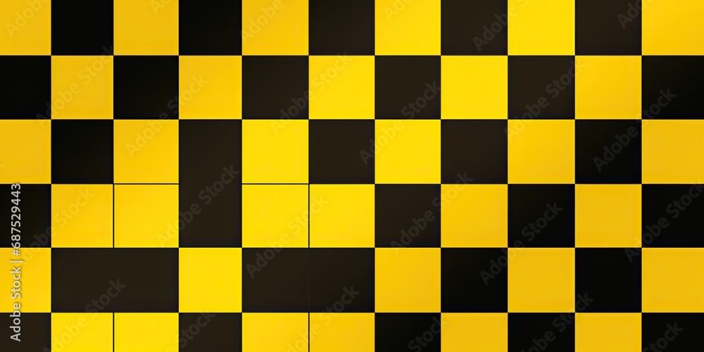 Fototapeta premium Elegant Yellow and Black Wallpaper Background with Striking Contrast for Modern Design