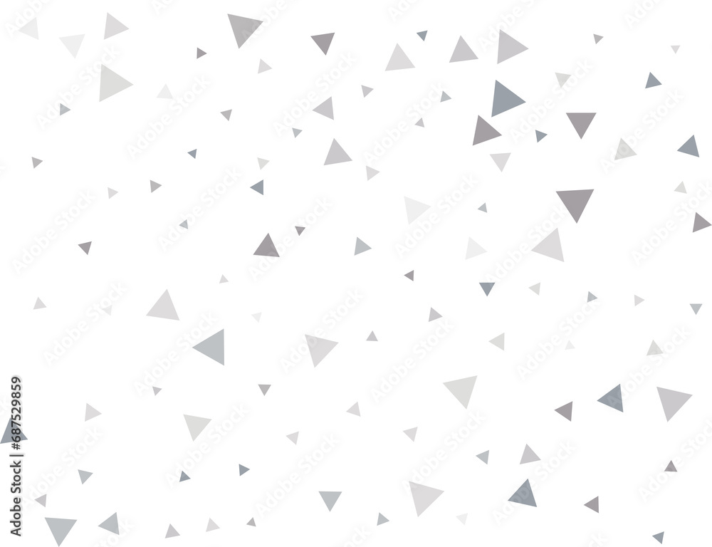 Paper Silver Triangular Confetti Paper Silver Triangular Confetti