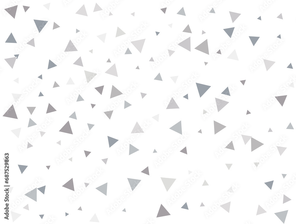 Paper Silver Triangular Confetti Paper Silver Triangular Confetti