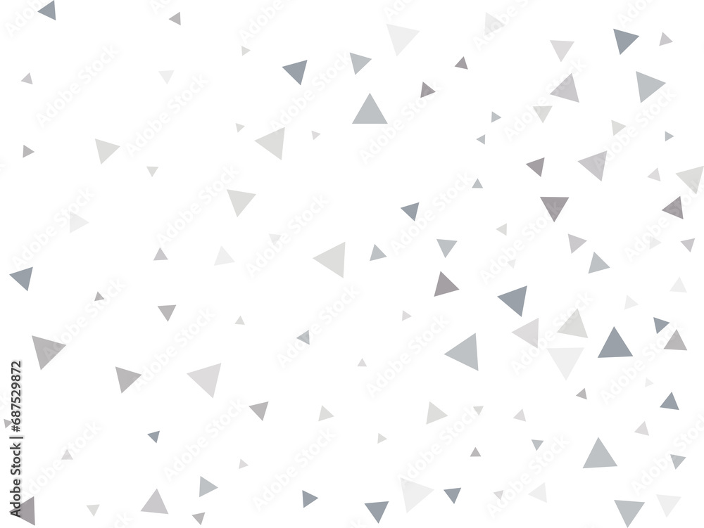 Paper Silver Triangular Confetti Paper Silver Triangular Confetti