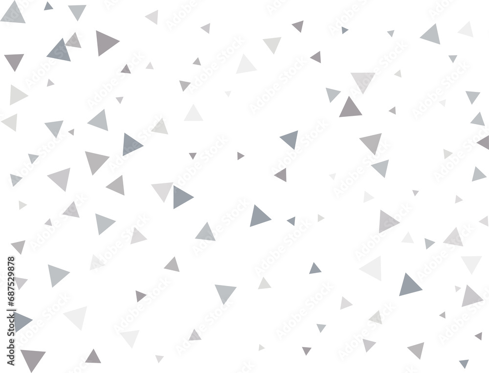 Paper Silver Triangular Confetti Paper Silver Triangular Confetti