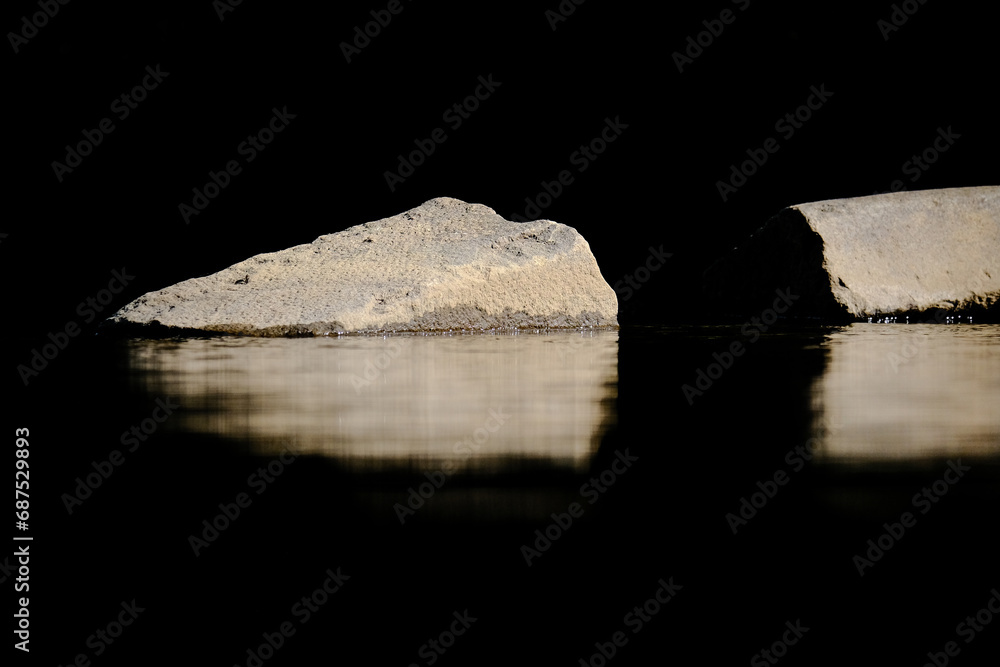 Beautiful landscape in an evening mood by the water in the sunshine. Beautiful landscape in an evening mood by the water in the sunshine.